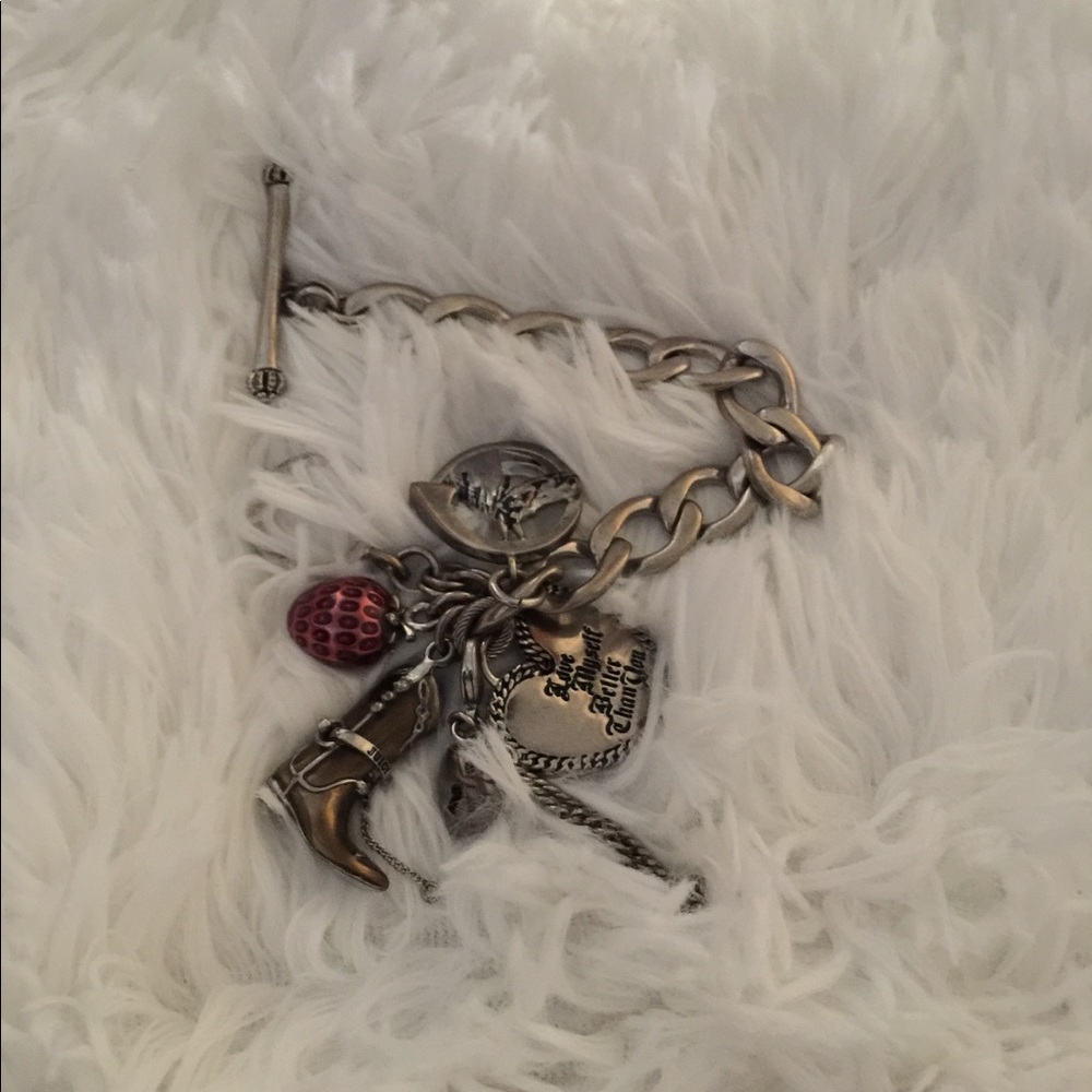 JUICY COUTURE Western Boot Horse Charm Bracelet